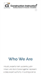 Mobile Screenshot of constructioninstruction.com